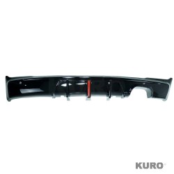 BMW F22/F23 2 SERIES 2014-2020 gloss black LED TWIN lewy dyfuzor