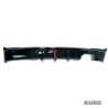 BMW F22/F23 2 SERIES 2014-2020 gloss black LED TWIN lewy dyfuzor