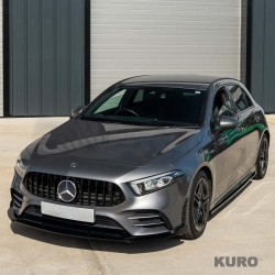 MERCEDES A-CLASS W177 & V177 2018+ gloss black progi boczne