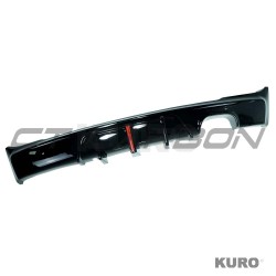 BMW F22/F23 2 SERIES 2014-2020 gloss black LED TWIN lewy dyfuzor