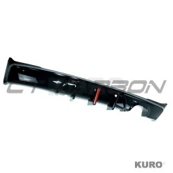 BMW F22/F23 2 SERIES 2014-2020 gloss black LED TWIN lewy dyfuzor