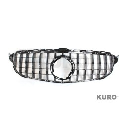 MERCEDES W205 C63 AMG 2014-2018 AMG GT BLACK grill (z CAMERA)