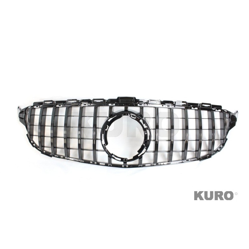 MERCEDES W205 C63 AMG 2014-2018 AMG GT BLACK grill (z CAMERA)