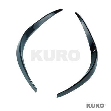 MERCEDES A-CLASS V177 & W177 2018-2022 gloss black zderzak przedni listwa