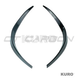 MERCEDES A-CLASS V177 & W177 2018-2022 gloss black zderzak przedni listwa