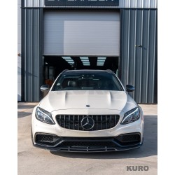 MERCEDES W205 C63 AMG 2014-2018 AMG GT BLACK grill (z CAMERA)