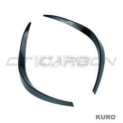 MERCEDES A-CLASS V177 & W177 2018-2022 gloss black zderzak przedni listwa