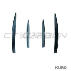 MERCEDES V177 & W177 2023+ A CLASS gloss black przód LOWER GRILL listwa