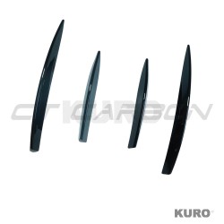 MERCEDES V177 & W177 2023+ A CLASS gloss black przód LOWER GRILL listwa