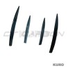 MERCEDES V177 & W177 2023+ A CLASS gloss black przód LOWER GRILL listwa