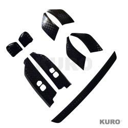 LAND ROVER DEFENDER L663 110 gloss black ANTI SCRATCH zestaw listew
