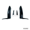 MERCEDES V177 & W177 2023-CURRENT A CLASS gloss black CORNER splitter i lotki