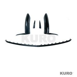 MERCEDES V177 & W177 2023-CURRENT A CLASS gloss black splitter i lotki