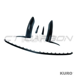 MERCEDES V177 & W177 2023-CURRENT A CLASS gloss black splitter i lotki