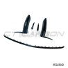 MERCEDES V177 & W177 2023-CURRENT A CLASS gloss black splitter i lotki