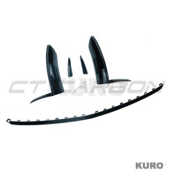 MERCEDES V177 & W177 2023-CURRENT A CLASS gloss black splitter i lotki