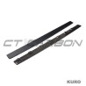 AUDI A3 8V po liftingu carbon progi boczne