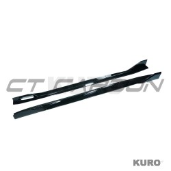 BMW X5/X5M G05/F95 2018+ gloss black progi boczne - V2