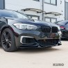 BMW F20/F21 1 SERIES LCI gloss black splitter - V2