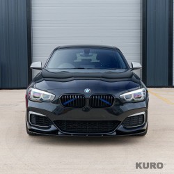 BMW F20/F21 1 SERIES LCI gloss black splitter - V2