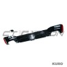 BMW G30/G31 5 SERIES 2017-2023 gloss black dyfuzor - V3