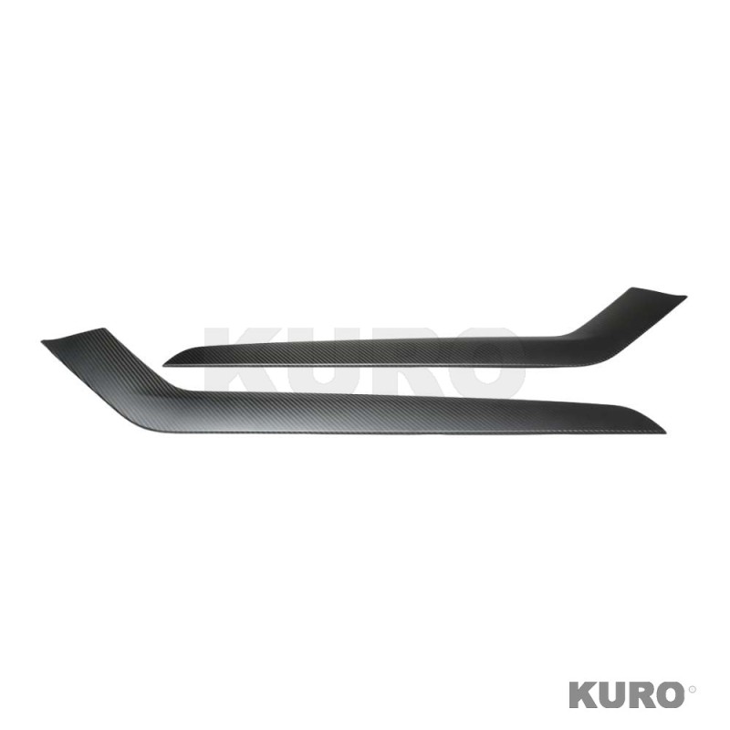 TESLA MODEL Y 2025+ po liftingu matowy carbon suchy (dry) carbon konsola środkowa SIDE PANEL - V1