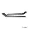 TESLA MODEL Y 2025+ po liftingu matowy carbon suchy (dry) carbon konsola środkowa SIDE PANEL - V1