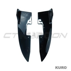 BMW 4 SERIES G22/G23 2020+ gloss black zderzak tylny CORNERS