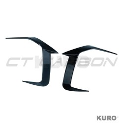 BMW 5 SERIES G60 & i5 2023+ gloss black zderzak przedni CORNERS