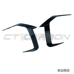 BMW 5 SERIES G60 & i5 2023+ gloss black zderzak przedni CORNERS