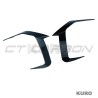 BMW 5 SERIES G60 & i5 2023+ gloss black zderzak przedni CORNERS