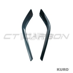 BMW 5 SERIES G60 & i5 2023+ gloss black zderzak przedni CORNERS V2