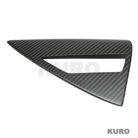 TESLA MODEL Y 2025+ po liftingu matowy carbon suchy (dry) carbon CHARGING LAMP osłona - V1
