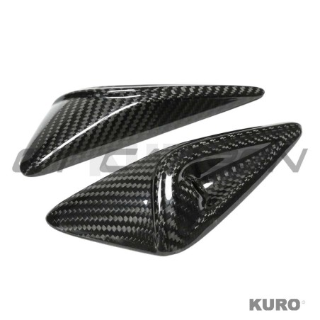 TESLA MODEL Y 2025+ po liftingu carbon suchy (dry) carbon SIDE CAMERA osłona - V1