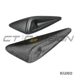 TESLA MODEL Y 2025+ po liftingu carbon suchy (dry) carbon matowy SIDE CAMERA osłona - V1