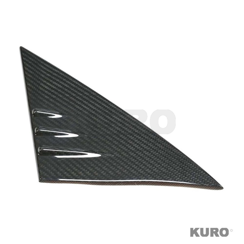 TESLA MODEL Y 2025+ po liftingu carbon suchy (dry) carbon A PILLAR osłona