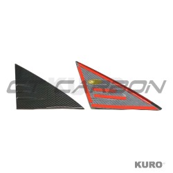 TESLA MODEL Y 2025+ po liftingu carbon suchy (dry) carbon A PILLAR osłona