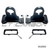 LAND ROVER DEFENDER L663 90/110/130 BLACK ALUMINIUM TOW HOOKS - V1