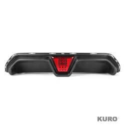 BMW M5 F90 2018-2024 carbon pre-preg dyfuzor z LED - V4