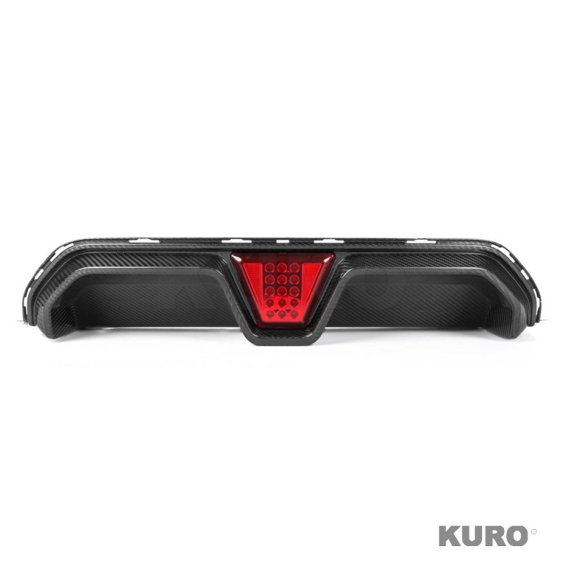 BMW M5 F90 2018-2024 carbon pre-preg dyfuzor z LED - V4