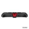 BMW M5 F90 2018-2024 carbon pre-preg dyfuzor z LED - V4