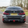 BMW M5 F90 2018-2024 carbon pre-preg dyfuzor z LED - V4