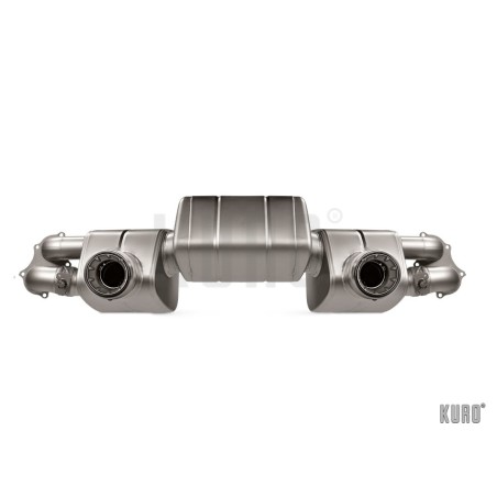Akrapovič Porsche 718 Boxster/Cayman GT4/GTS Slip-On Race Line Titanium