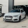AUDI A3 S-LINE & S3 8V po liftingu 2017-2020 gloss black splitter - V1