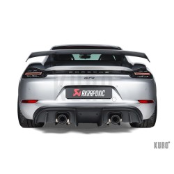 Akrapovič Porsche 718 Boxster/Cayman GT4/GTS Slip-On Race Line Titanium