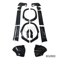 LAND ROVER DEFENDER L663 110 gloss black MOULDING listwa pakiet