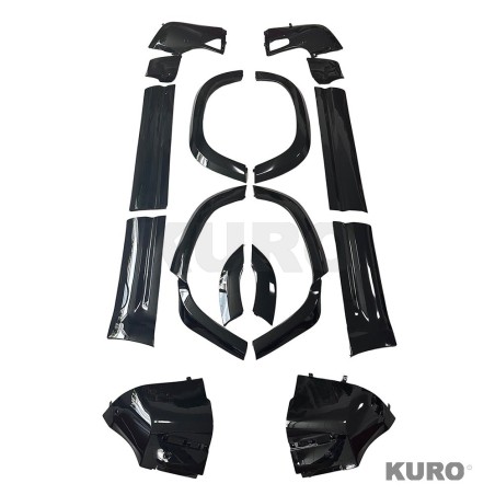 LAND ROVER DEFENDER L663 110 gloss black MOULDING listwa pakiet