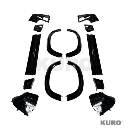 LAND ROVER DEFENDER L663 90 gloss black MOULDING listwa pakiet