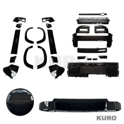 LAND ROVER DEFENDER L663 90 gloss black zestaw