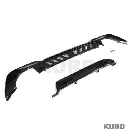 BMW G20/G21 3 SERIES gloss black dyfuzor (QUAD TIPS)